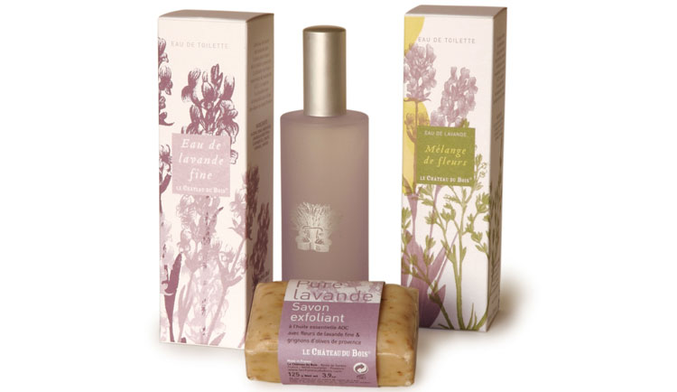 La Château du bois - Gamme de produits à base de Lavande - Packaging ©saluces